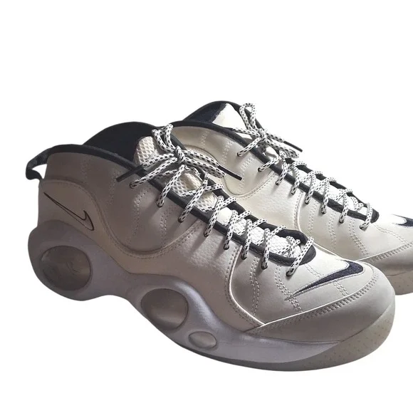 Nike Air Zoom Flight 95 Basketball Mens size 11.5 Pale Ivory Streetwear Sneaker - Picture 5 of 12